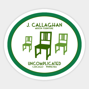 J. Callaghan Mission Furniture Sticker